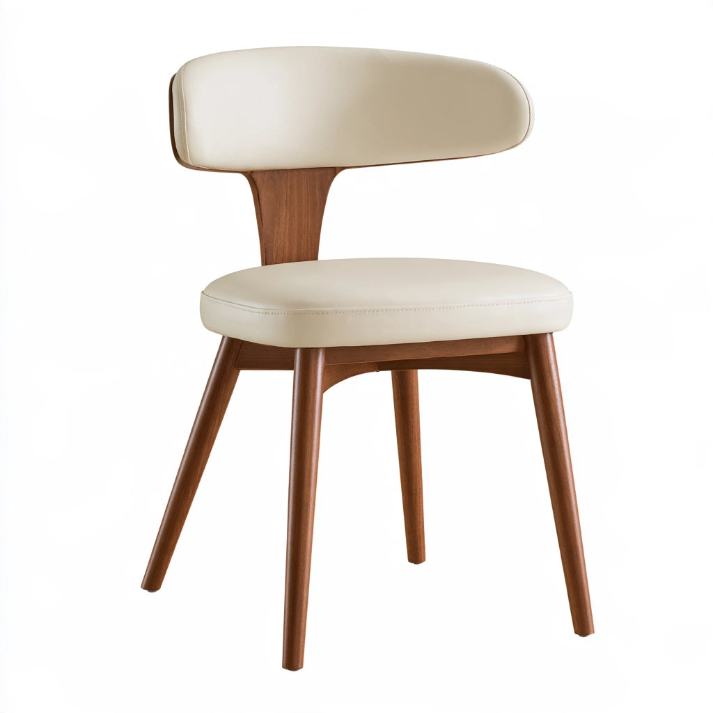 Chaise de salle à manger en bois, coloris brun naturel